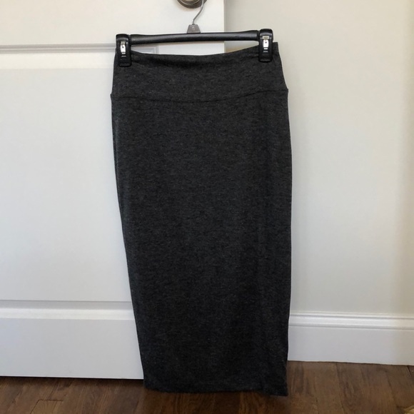 Leith midi skirt grey - Picture 1 of 3
